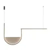 Hanglamp ZAMBELIS 35W Dimbaar DESIGN Mat Zwart en Grijs 23170