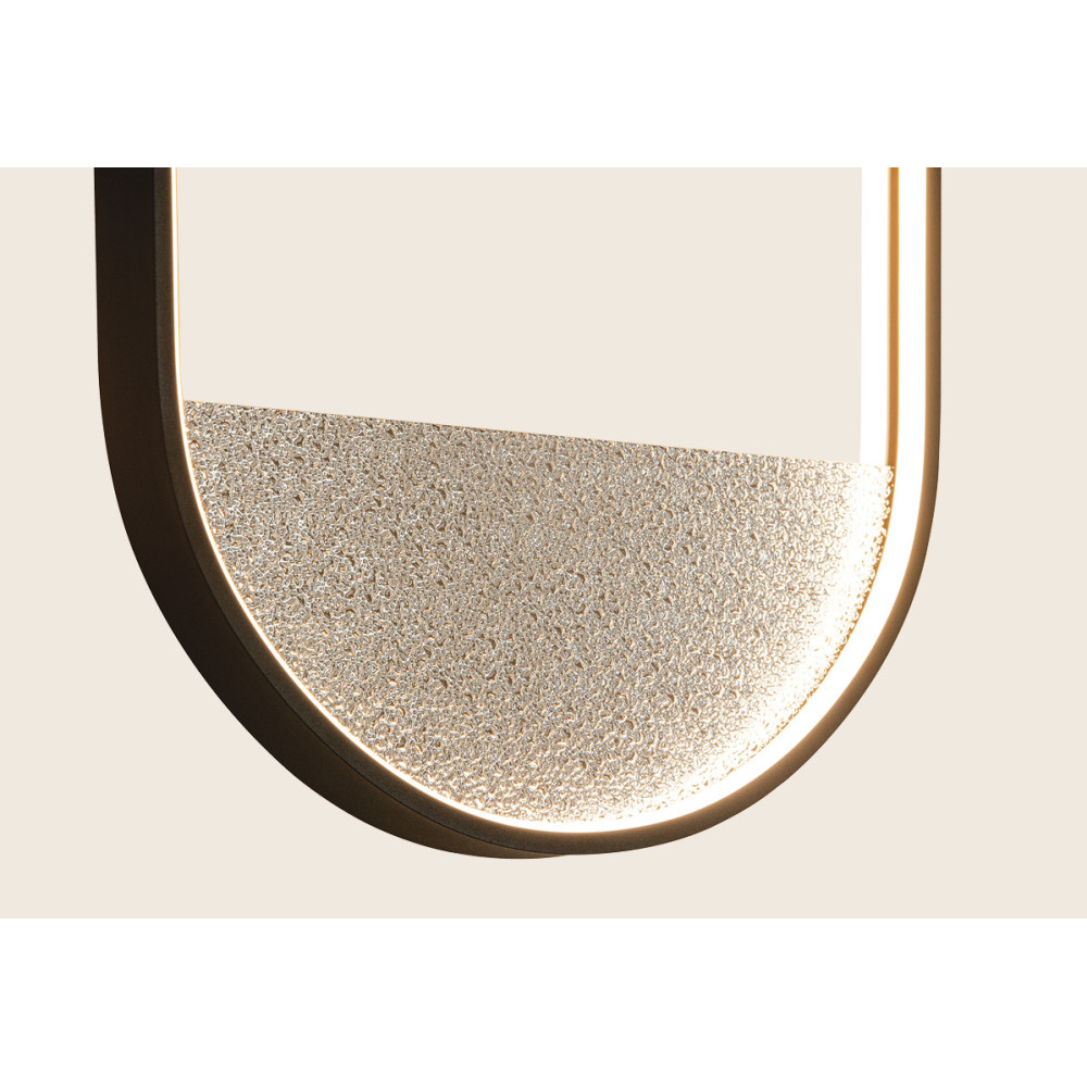 Suspension ZAMBELIS 35W Dimmable DESIGN Noir Mat et Gris 23170