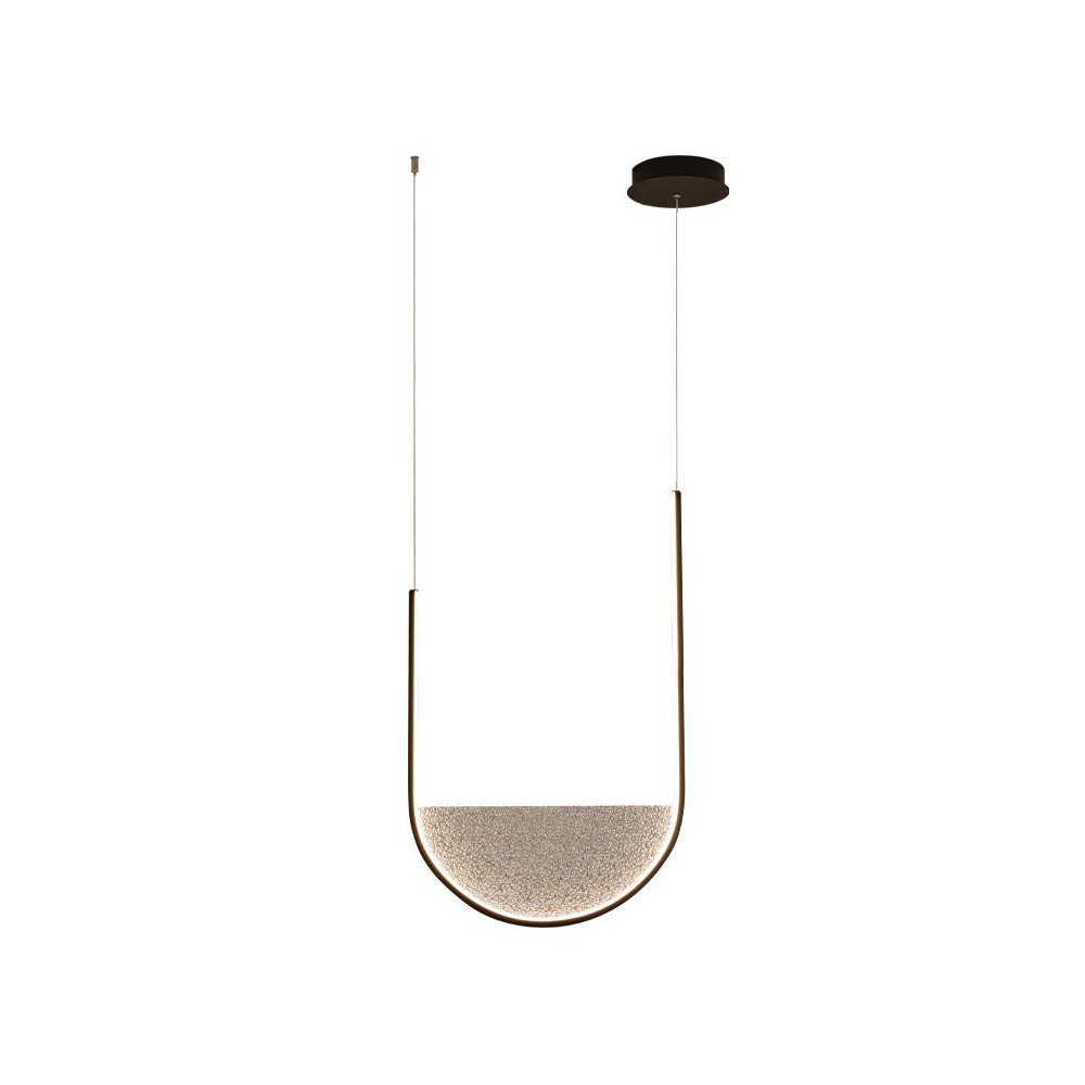 Suspension ZAMBELIS 20W Dimmable DESIGN Noir Mat 23166 FS