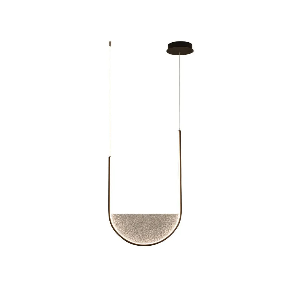 Pendelleuchte ZAMBELIS 20W Dimmbar DESIGN Mattschwarz 23166 FS
