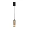 Pendelleuchte ZAMBELIS D110 6W Dimmbar DESIGN Champagner und Mattschwarz 2532