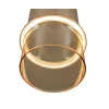 Suspension ZAMBELIS D110 6W Dimmable DESIGN Champagne et Noir Sablé 2532