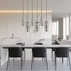 Pendelleuchte ZAMBELIS D110 6W Dimmbar DESIGN Schwarz Rauchglas und Mattschwarz 2533