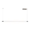 Pendelleuchte ZAMBELIS 33W Dimmbar DESIGN Gebürstetes Café 25446 FS