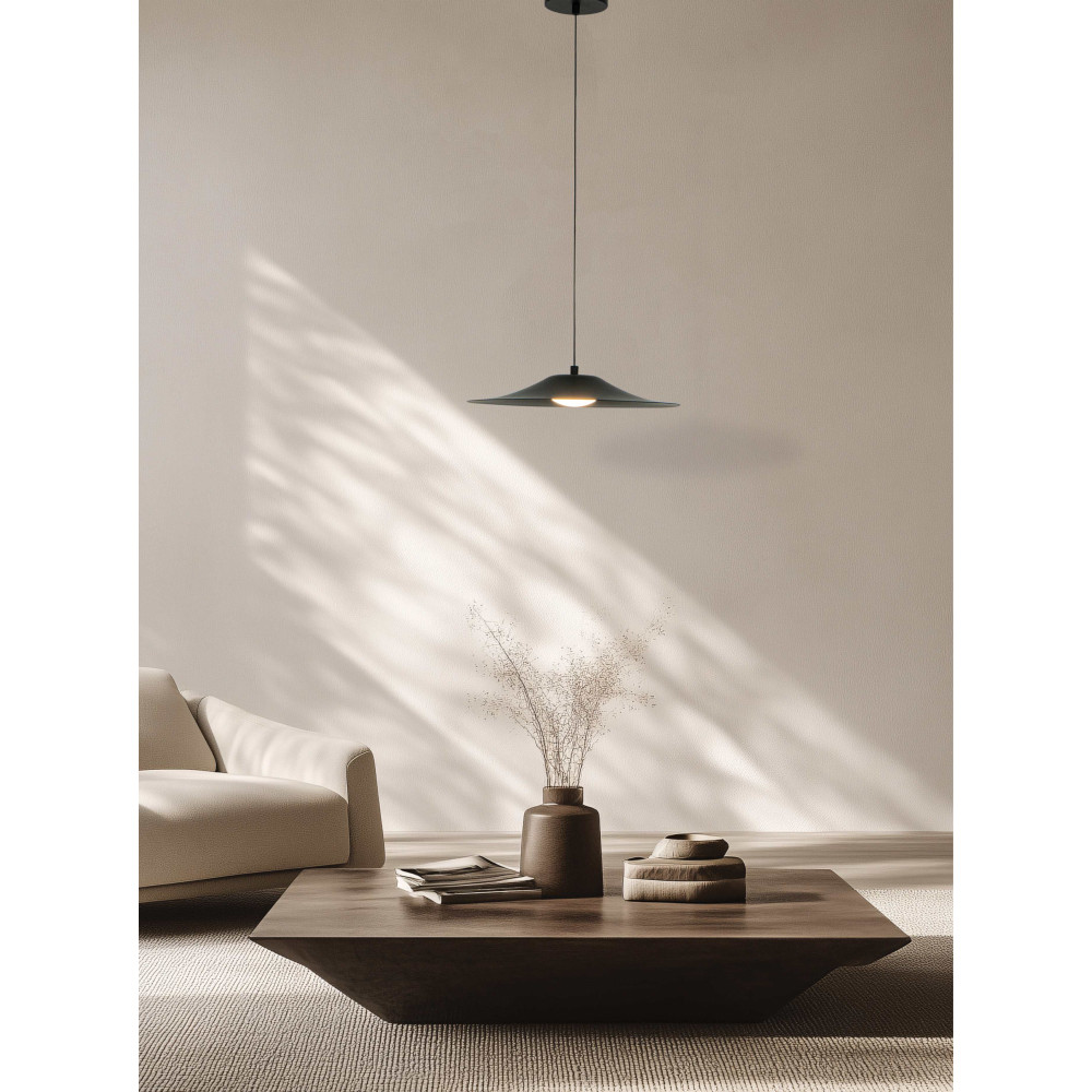 Pendelleuchte ZAMBELIS D350 10W DESIGN Mattschwarz 22130