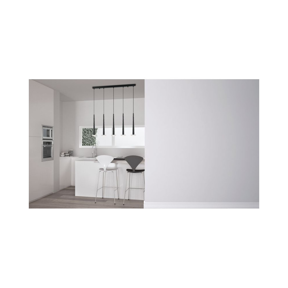 Pendant Light ZAMBELIS D70 3W DESIGN Matte Sand Black 22110
