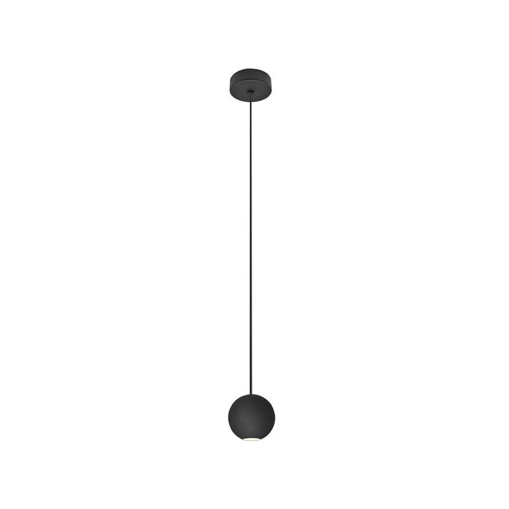 Pendant ZAMBELIS D48 4.5W DESIGN Sandblasted Black 1902