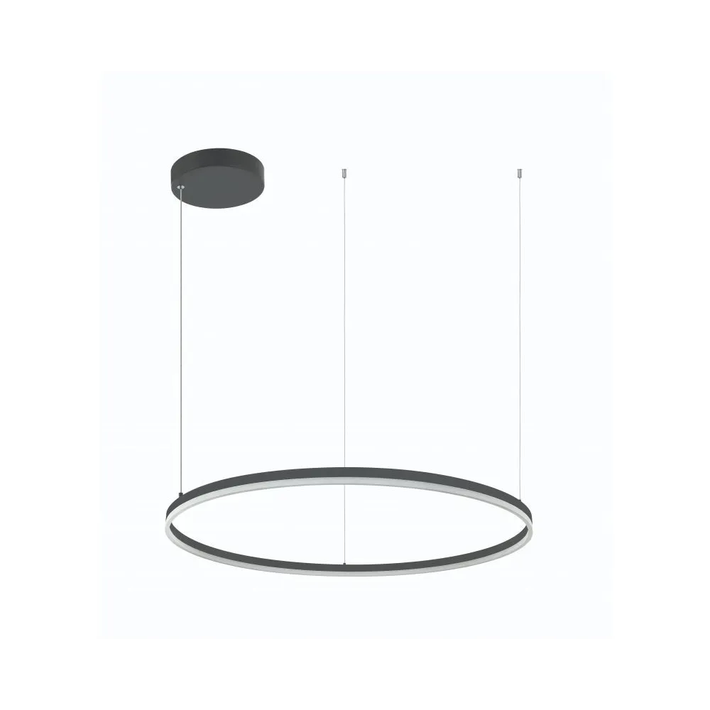 Suspension ZAMBELIS D1200 83W Dimmable DESIGN Noir Mat 20264