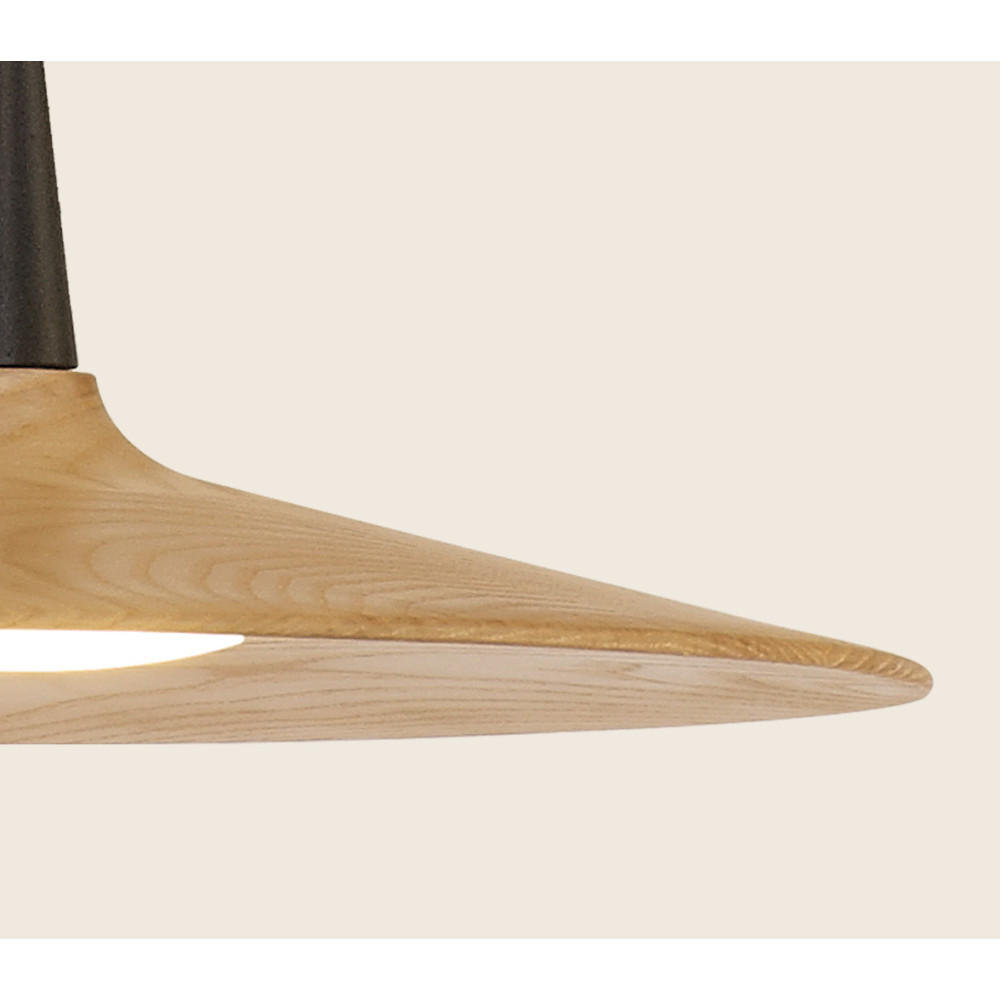 Hanglamp ZAMBELIS D250 8W DESIGN Hout 19150