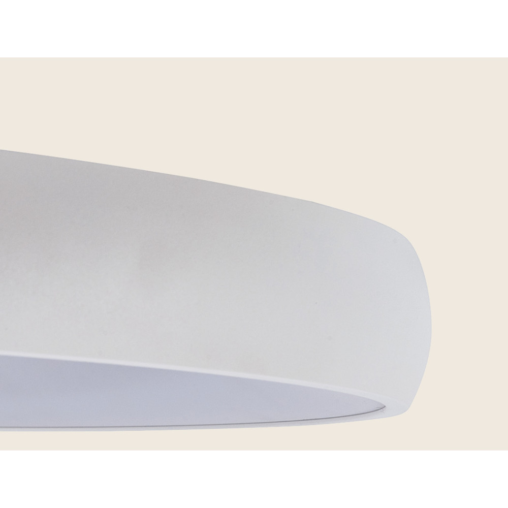 Pendant Light ZAMBELIS D400 30W DESIGN Sanded White 2045