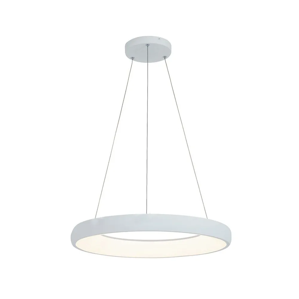 Pendelleuchte ZAMBELIS D600 50W DESIGN Sandgestrahltes Weiß 2053