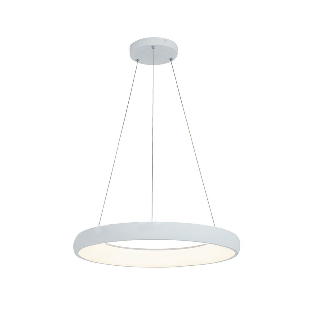 Pendant Light ZAMBELIS D600 50W DESIGN Sanded White 2053