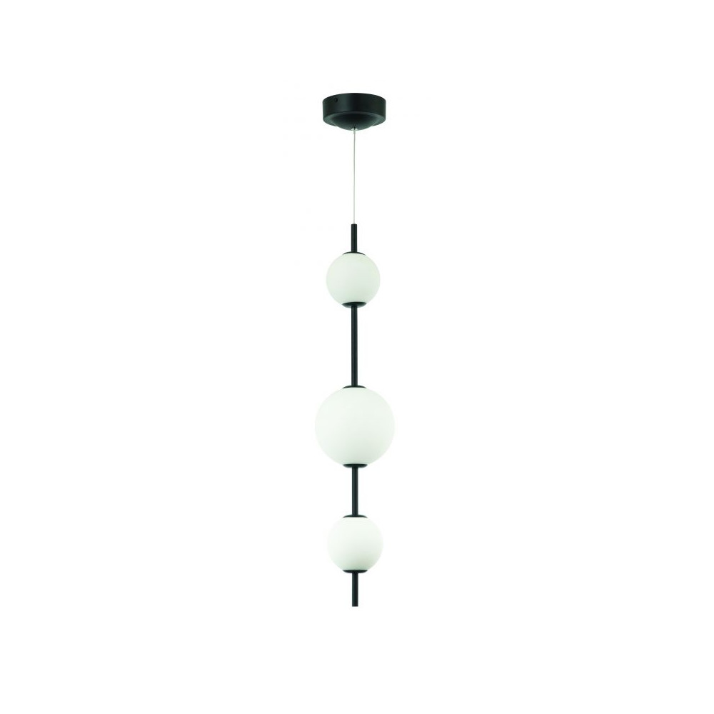 Hanglamp ZAMBELIS D160 12W DESIGN Mat Zwart 20132 FS