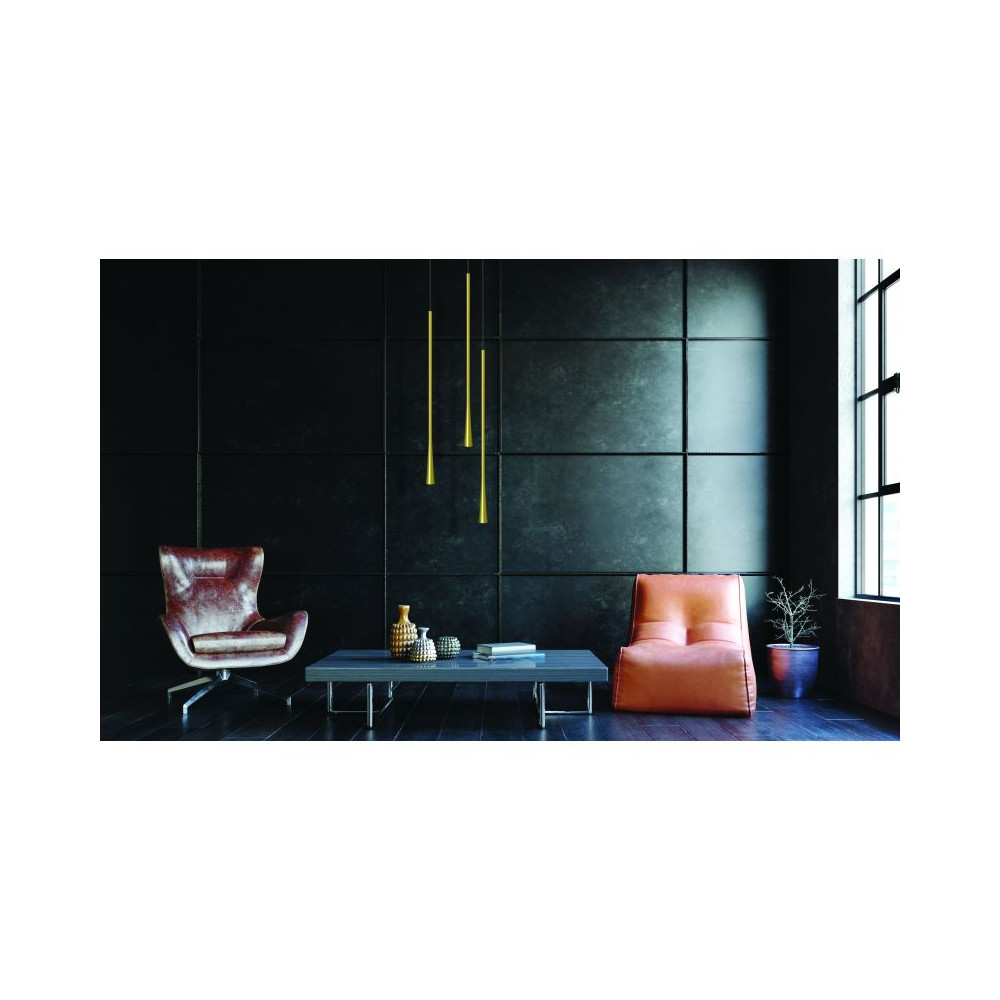 Hanglamp ZAMBELIS D32 7W DESIGN Koper en Mat Zwart 20143 FS