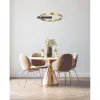 Suspension ZAMBELIS D600 41W Dimmable DESIGN Noir Sablé et Doré Mat 22011