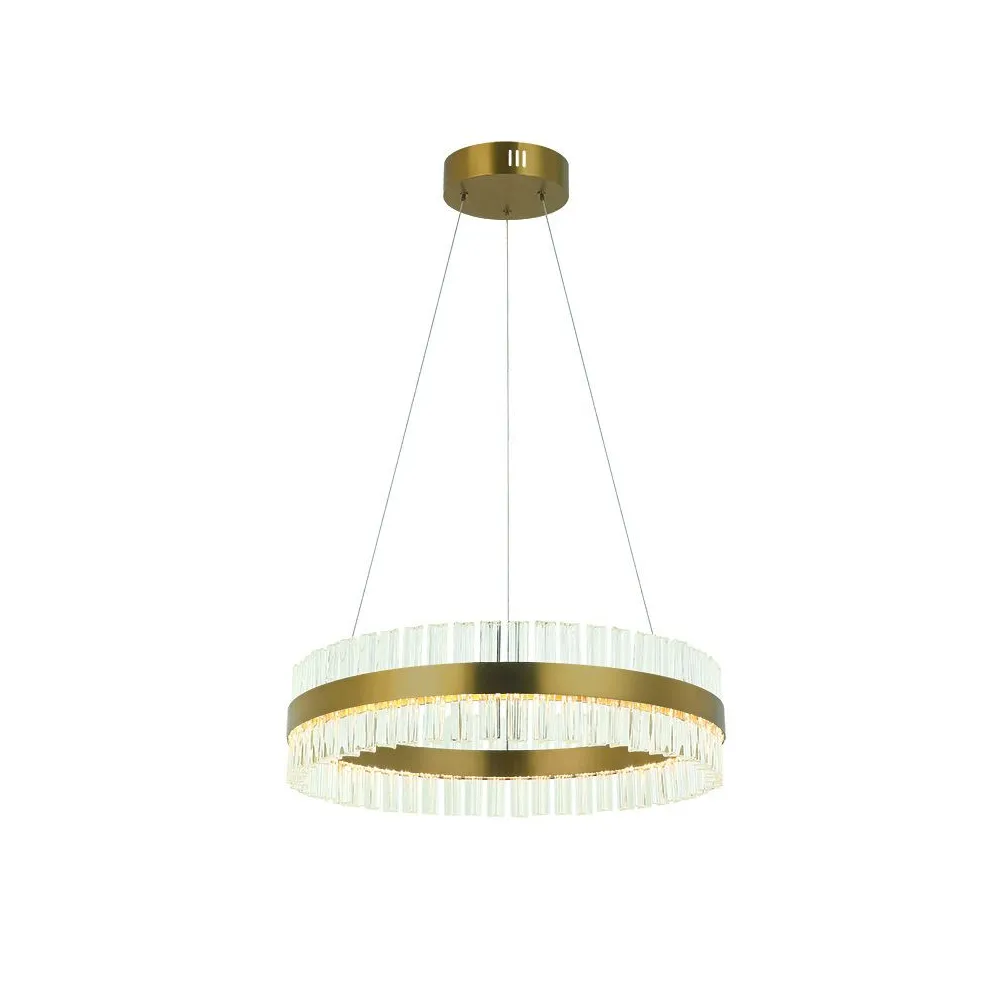 Pendelleuchte ZAMBELIS D600 56W DESIGN Matt Gold 22039 FS