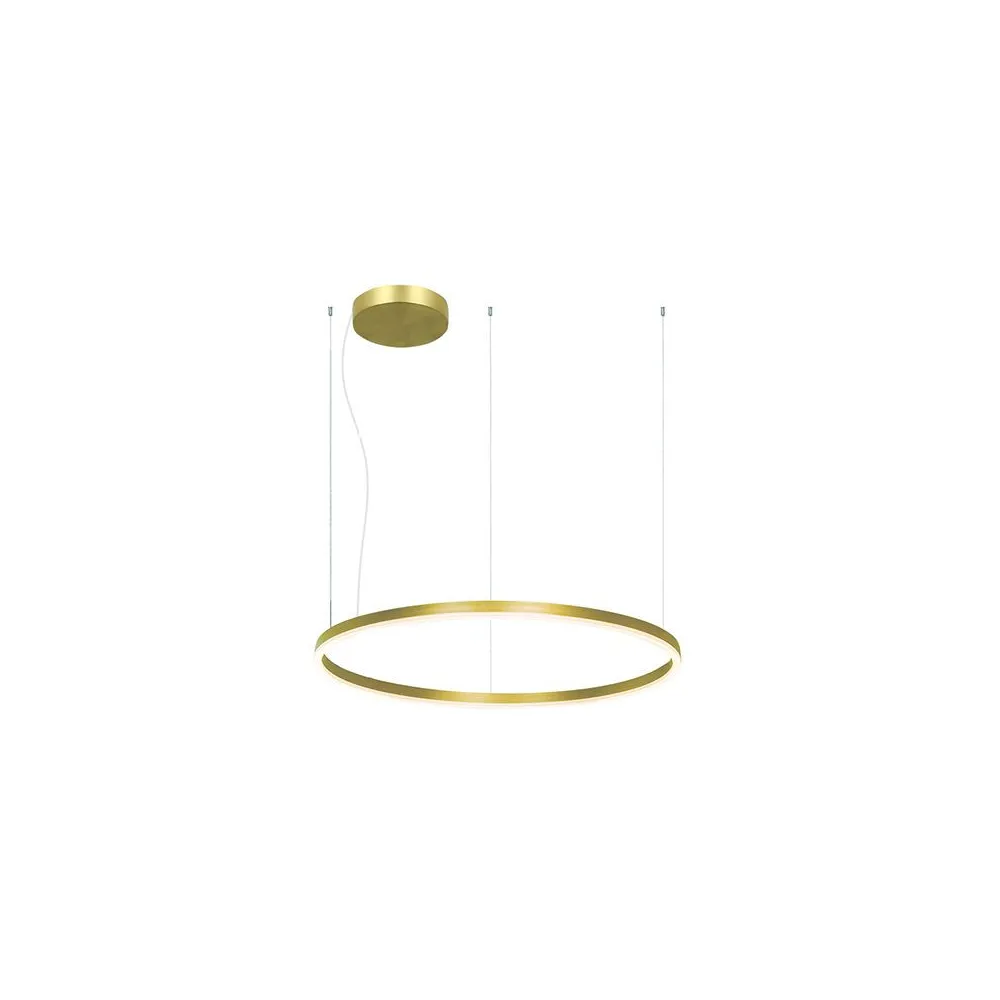 Pendelleuchte ZAMBELIS D1200 83W Dimmbar DESIGN Matt Gold 22241