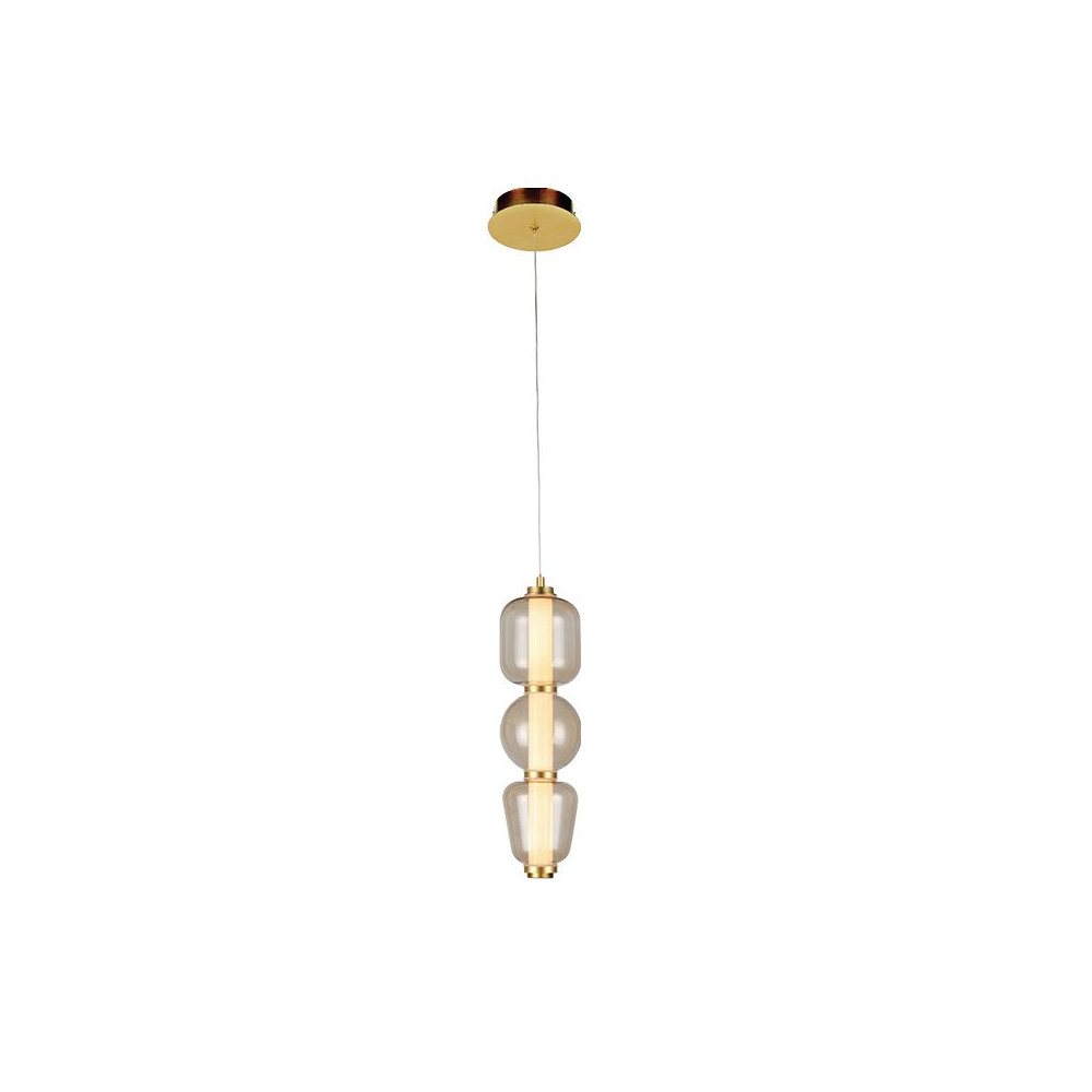 Pendant Light ZAMBELIS D120 12W DESIGN Matte Gold 23062