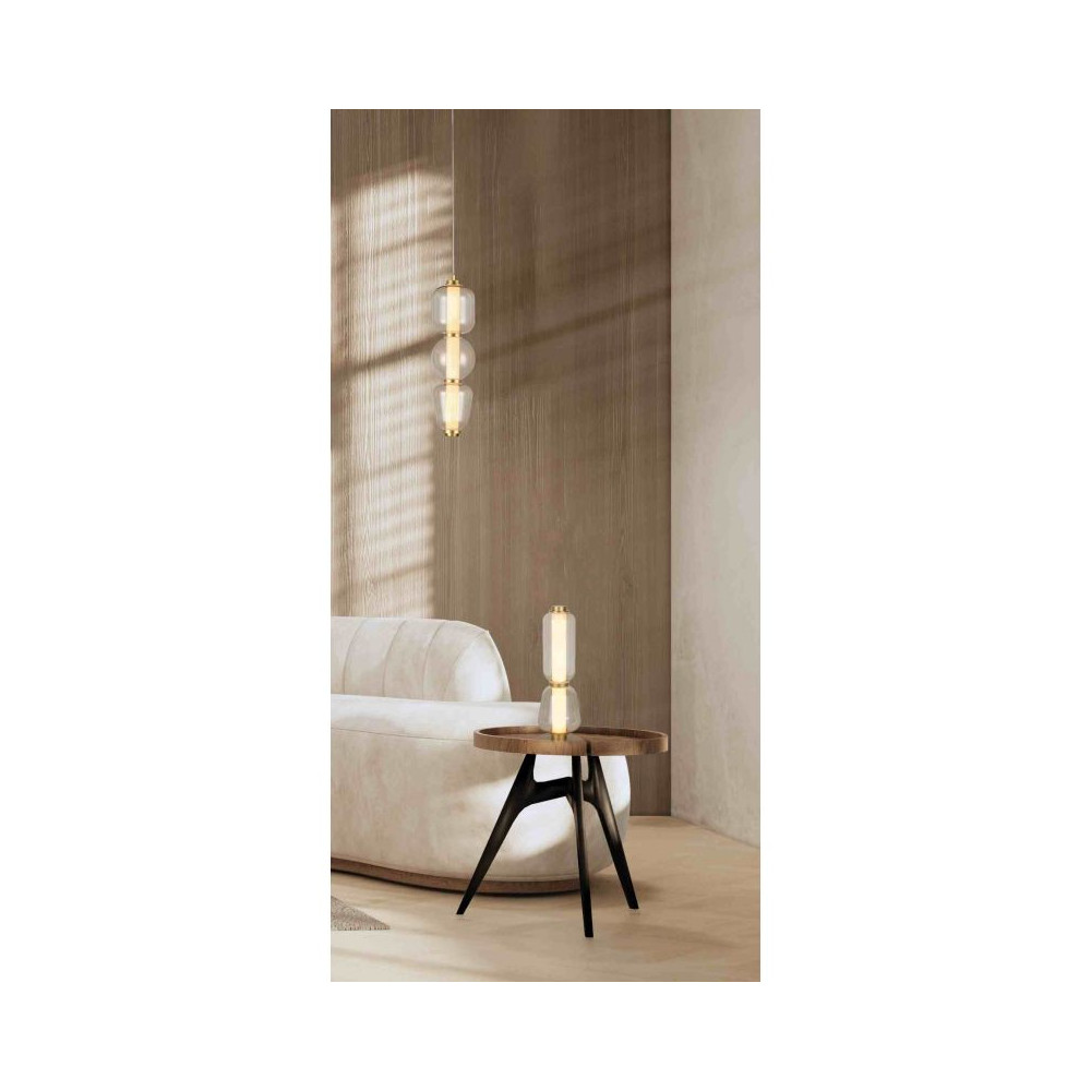 Pendelleuchte ZAMBELIS D120 12W DESIGN Mattgold 23062