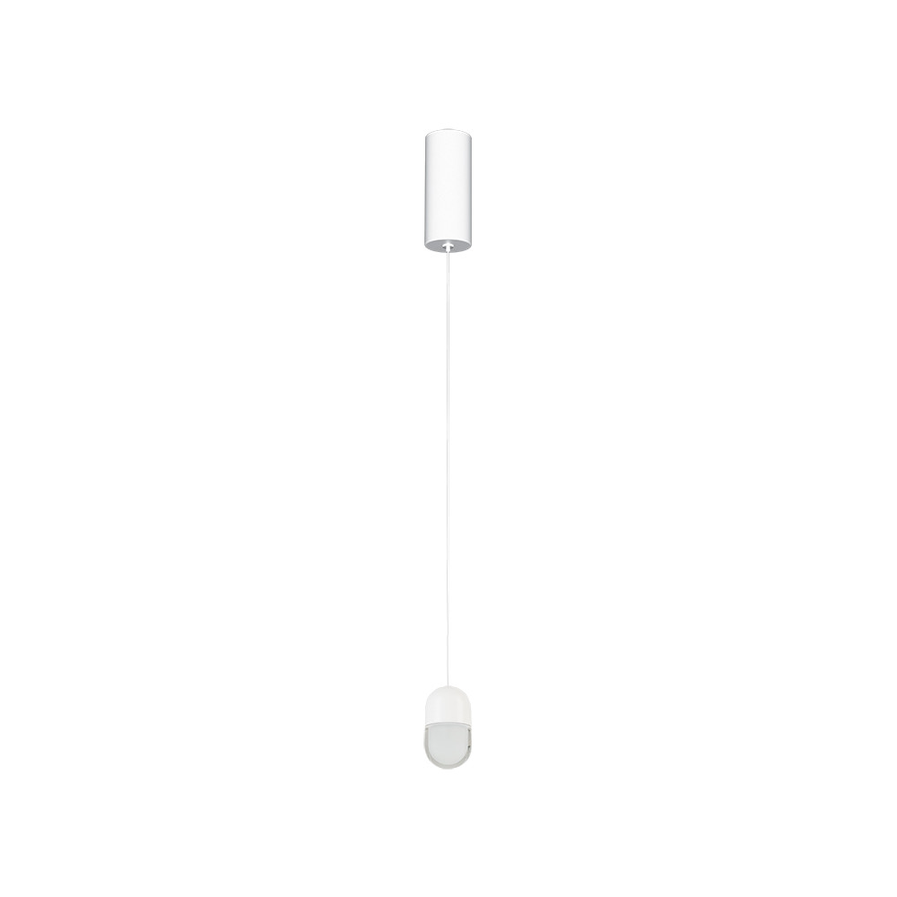 Pendelleuchte ZAMBELIS D45 7W DESIGN Weiß Sandgestrahlt 25139
