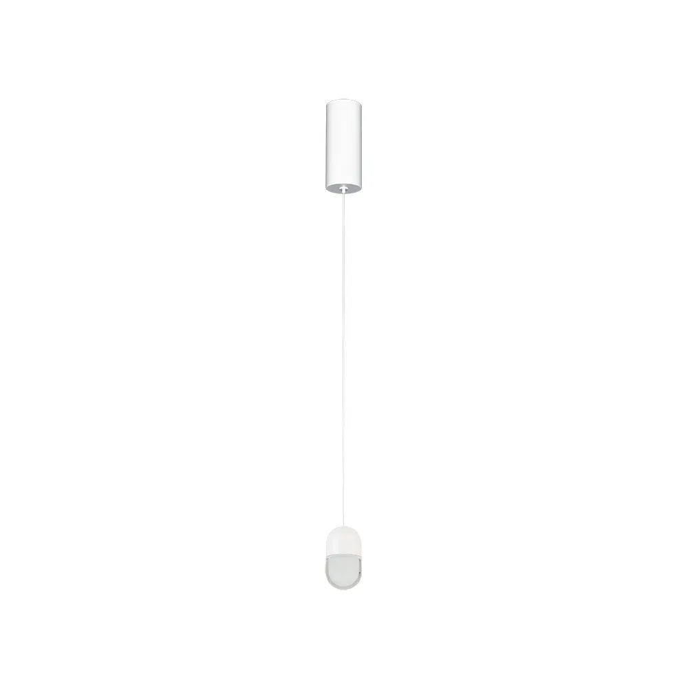 Pendelleuchte ZAMBELIS D45 7W DESIGN Weiß Sandgestrahlt 25139