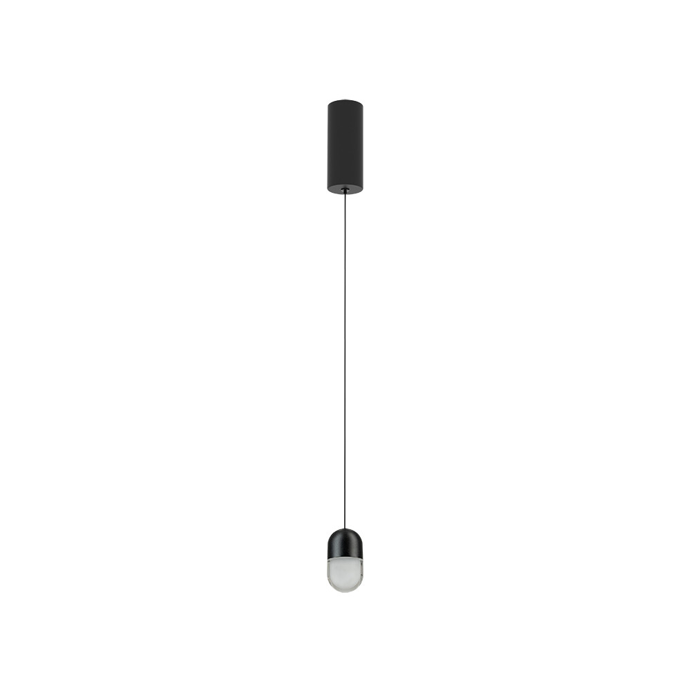 Pendant ZAMBELIS D45 7W DESIGN Sand Black 25140