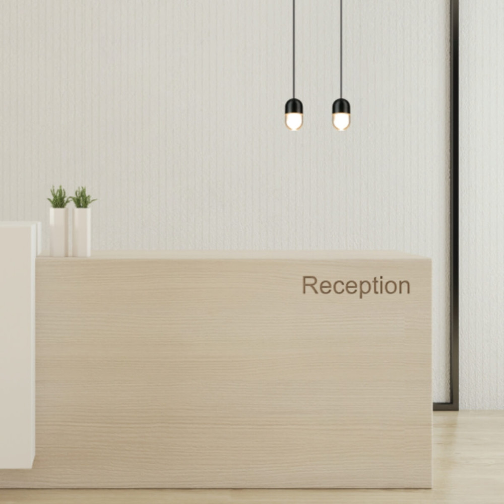 Suspension ZAMBELIS D45 7W Dimmable DESIGN Noir Sablé 25140