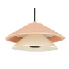 Suspension ZAMBELIS D130 9W DESIGN Beige et Blanc Huître 25346 FS