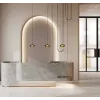 Suspension ZAMBELIS D130 9W DESIGN Noir Sablé et Or Brossé 25347