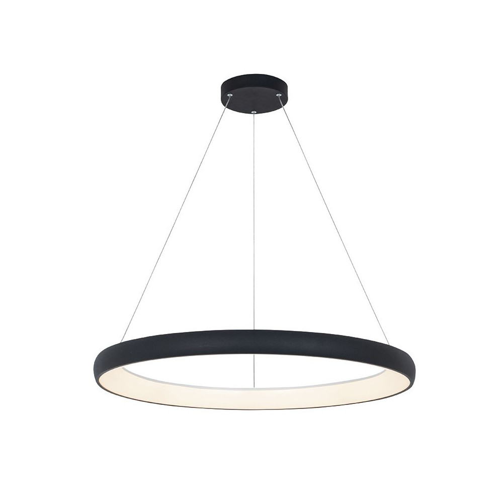 Pendant Light ZAMBELIS D800 60W DESIGN Sanded Black 2060