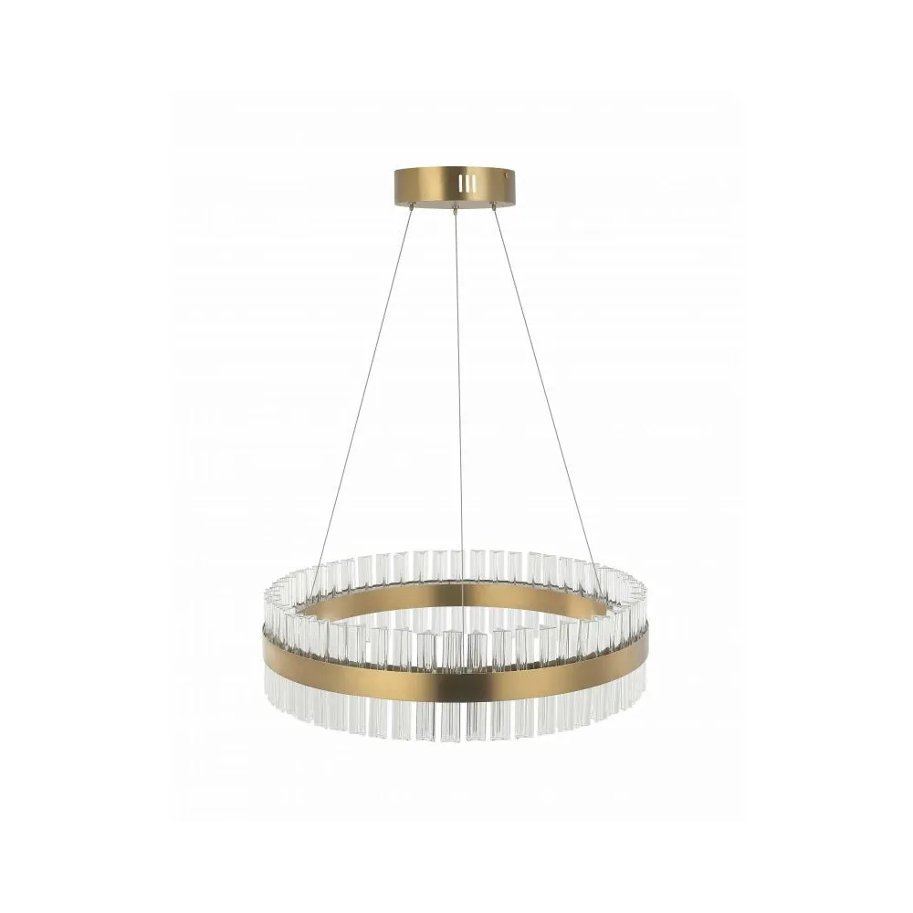 Pendelleuchte ZAMBELIS D800 68W DESIGN Mattgold 22040
