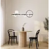 Pendant ZAMBELIS 7xG9 DESIGN Matte Black Sand Without Source 22063