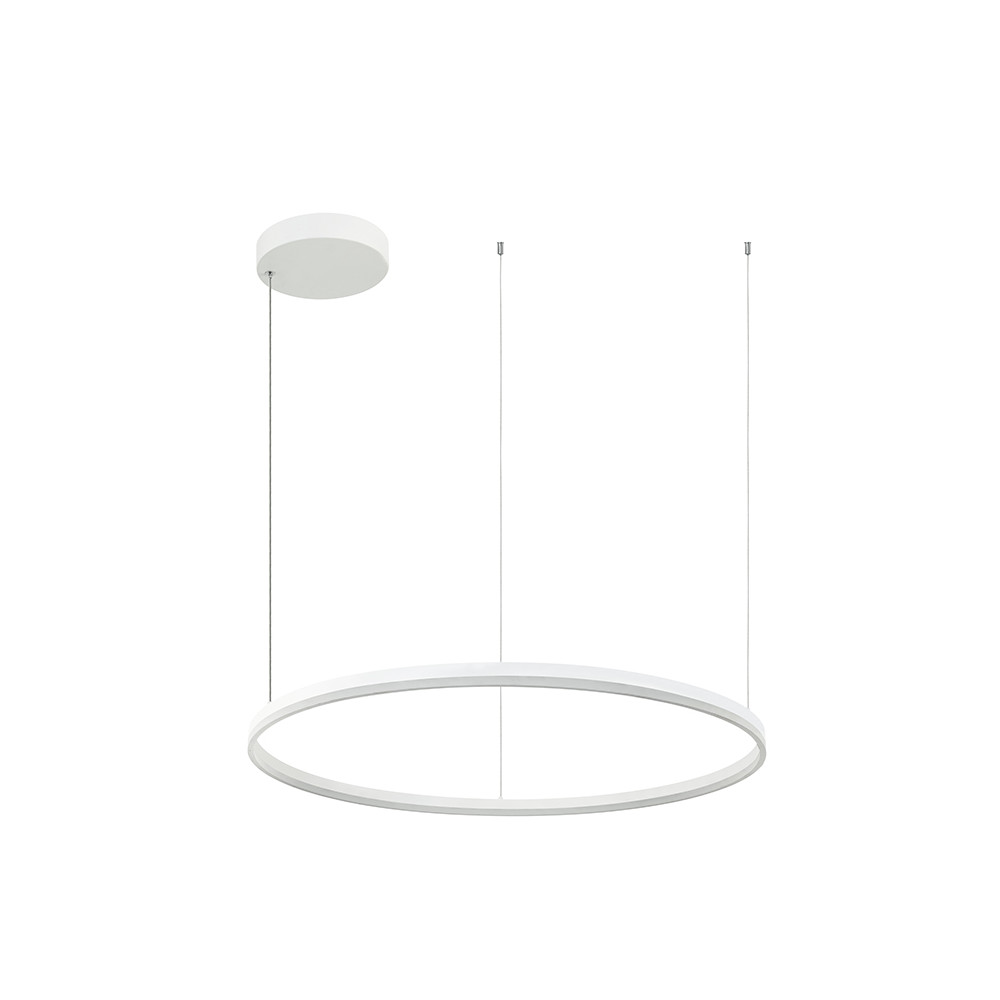 Pendelleuchte ZAMBELIS D1200 84W DESIGN Mattweiß 20265