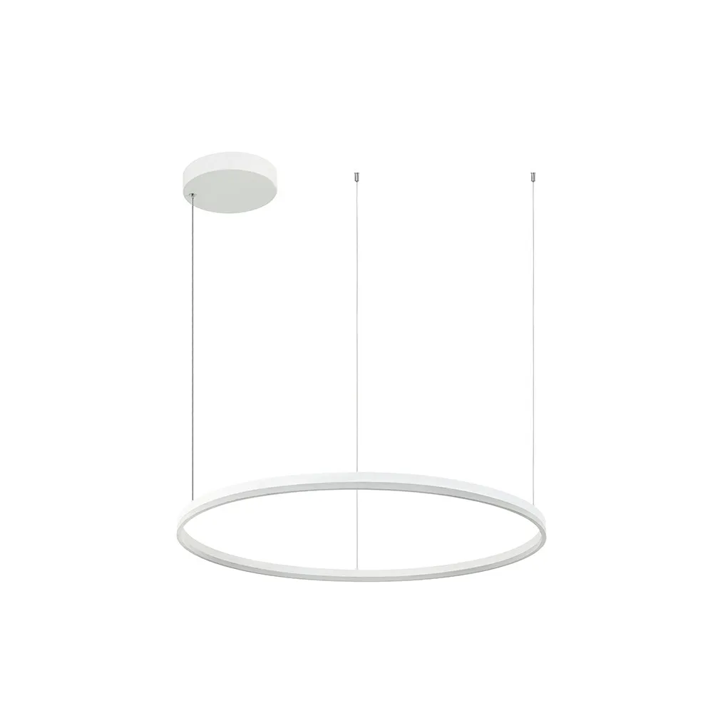 Pendelleuchte ZAMBELIS D1200 84W DESIGN Mattweiß 20265