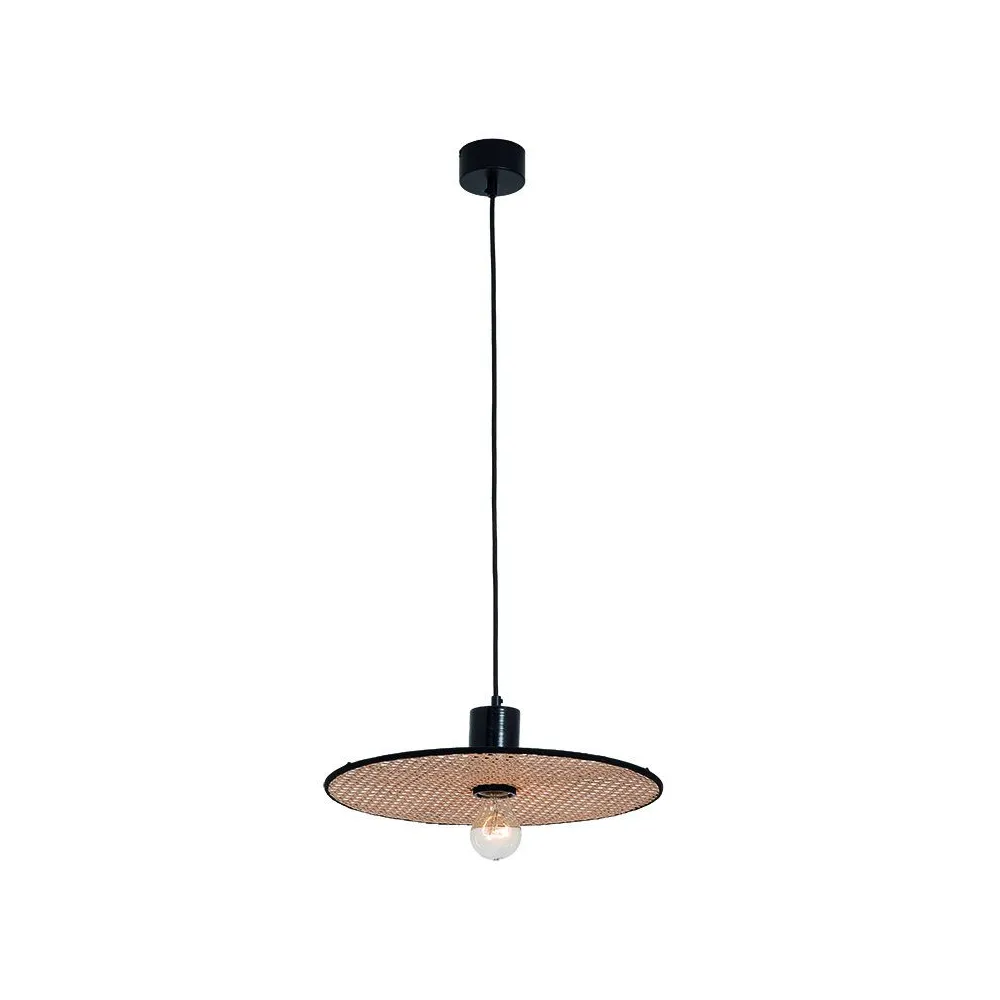 Pendelleuchte ZAMBELIS D400 E27 DESIGN Schwarz Sandgestrahlt Ohne Lichtquelle 22173 FS