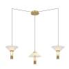 Pendelleuchte ZAMBELIS 28W Dimmbar DESIGN Mattgold 23201 FS
