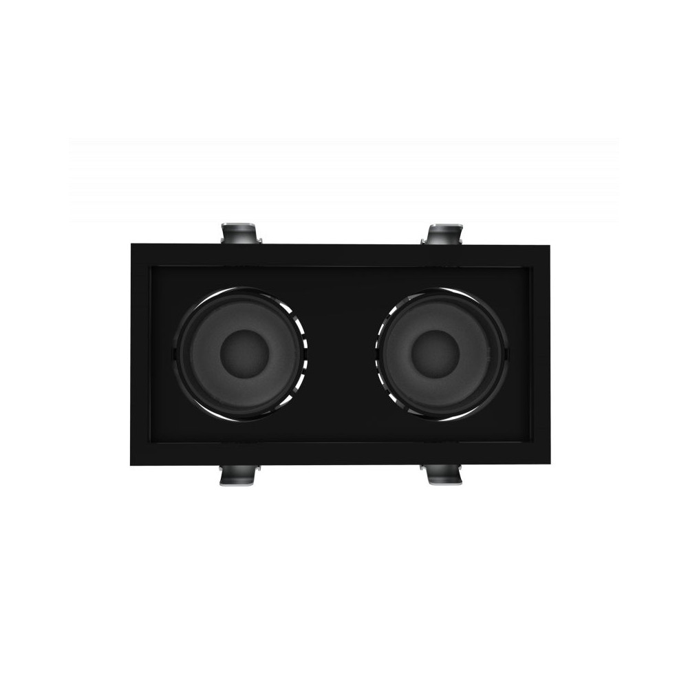 DownRay Adjustable CLAREO 2x10-30W DUO DESIGN Black Driverless