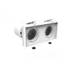 DownRay Schwenkbar CLAREO 2x10-30W DUO DESIGN Weiß Ohne Treiber