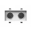DownRay Schwenkbar CLAREO 2x10-30W DUO DESIGN Weiß Ohne Treiber