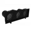 DownRay Adjustable CLAREO 3x10-30W TRIO DESIGN Black Driverless