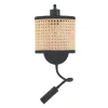 Wandlamp ZAMBELIS E27 DESIGN Mat Zwart Zonder Lichtbron 20355 FS
