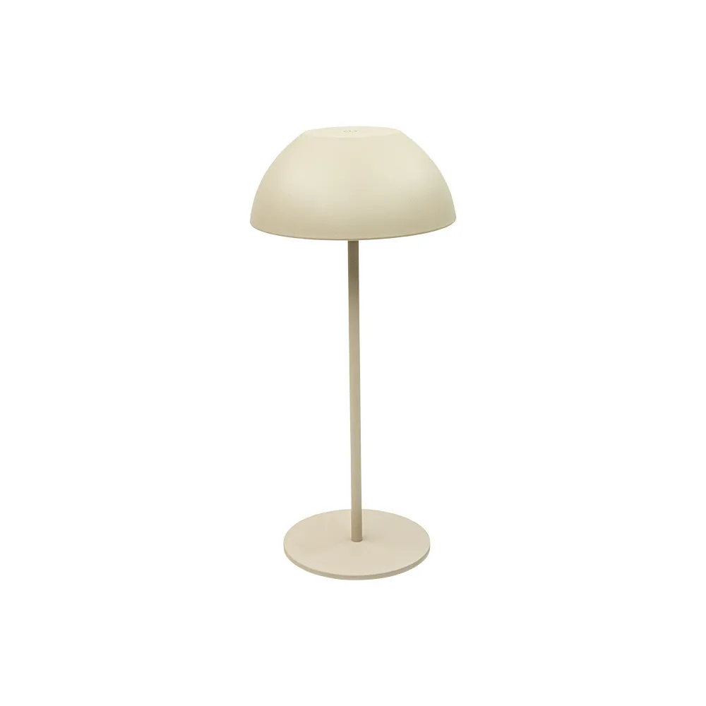 ZAMBELIS Outdoor Table Lamp Touch D130 2W Dimmable IP44 DESIGN Sand E486