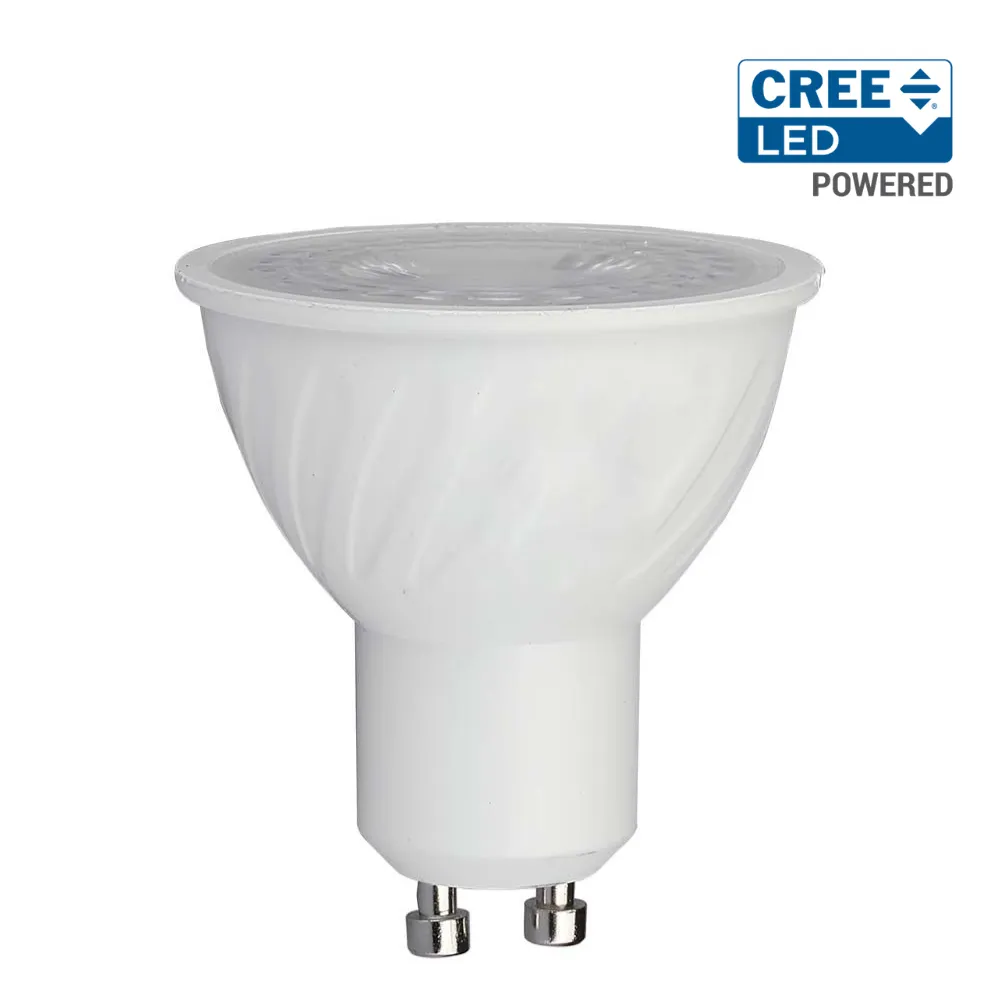 Spot LED GU10 V-TAC 6W 38deg CREE Chip Dimmable START VT-227D