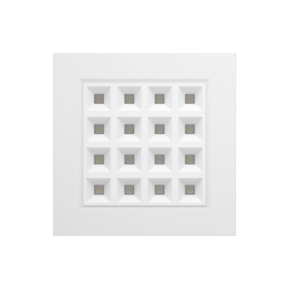 Panel Quadri CLAREO 600x600 25W 140lm/W DESIGN Ohne Treiber