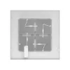 Panel Quadri CLAREO 600x600 25W 140lm/W DESIGN Ohne Treiber
