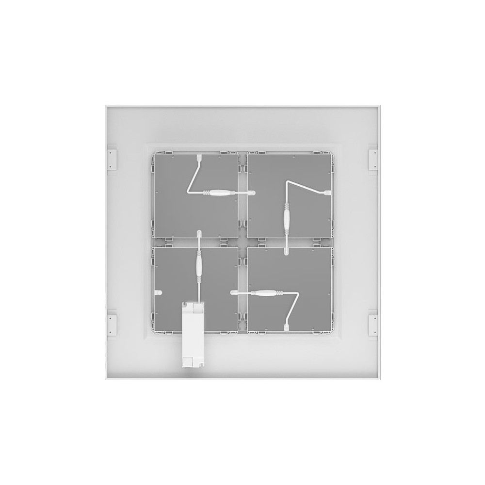 Panel Quadri CLAREO 600x600 25W 140lm/W DESIGN Sans Driver