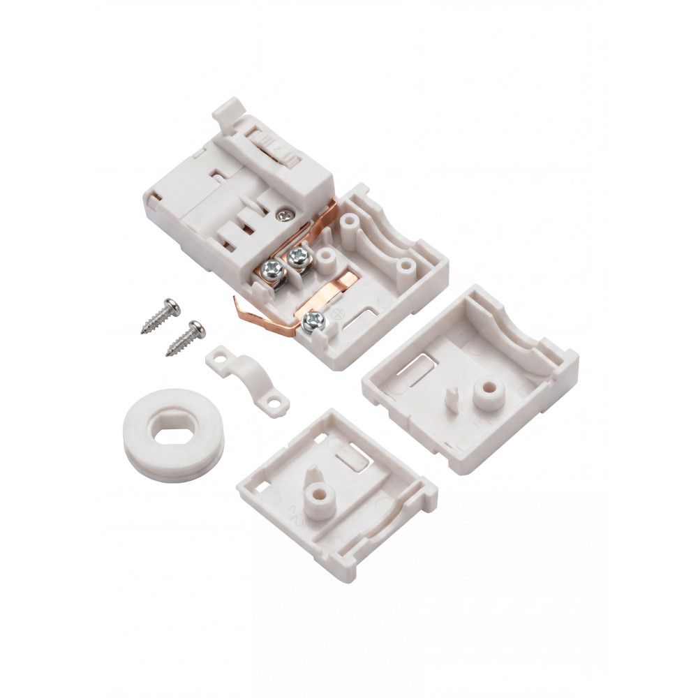 Light fixture suspension accessory for CLAREO ADVANCE 2 white 3-circuit tracks