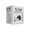Détecteur de présence Infrarouge V-TAC Orientable IP65 START Noir VT-8093