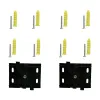 Surface-mounted kit for LineLED CLAREO ADVANCE 3 Black