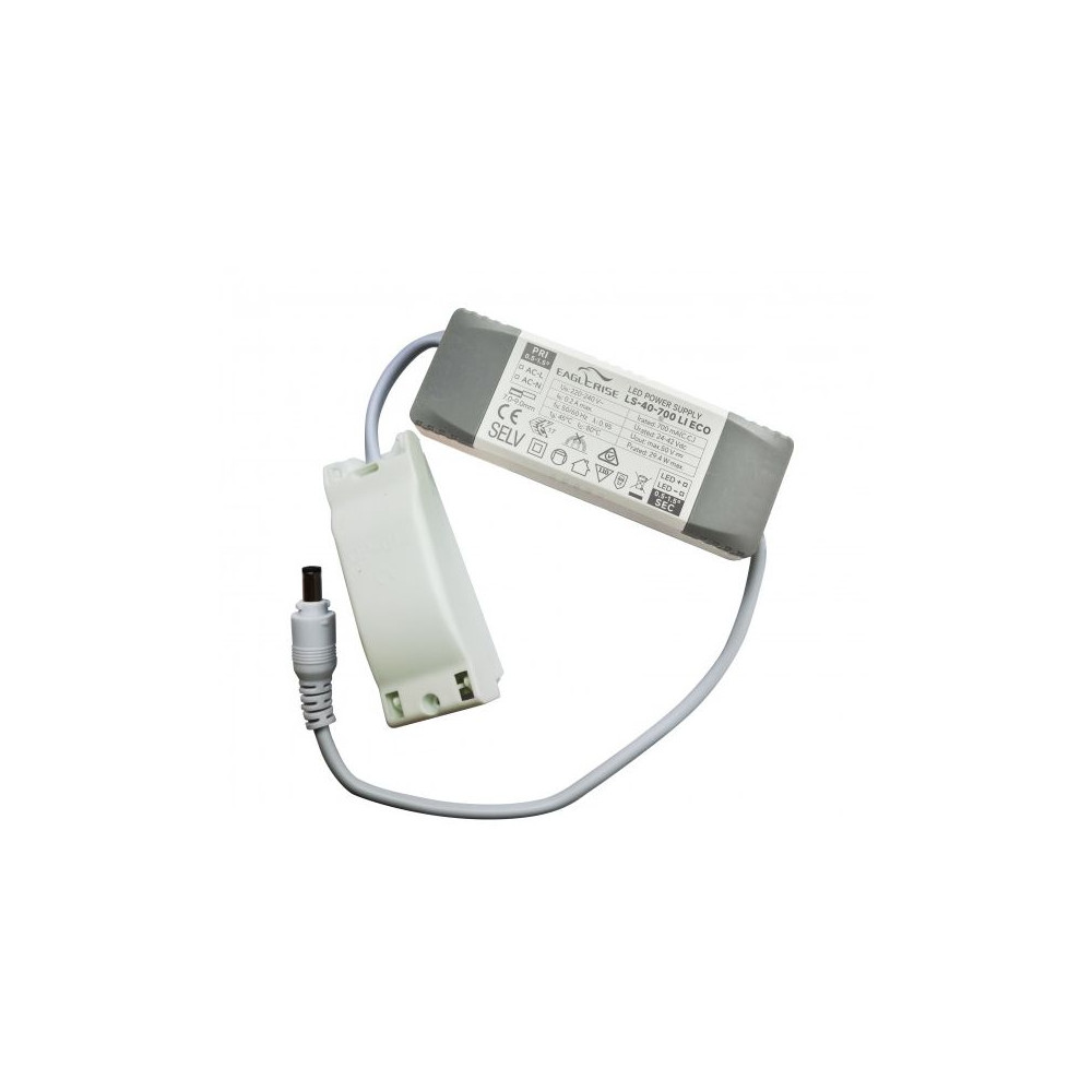 Driver ON/OFF Plug-in EagleRise 700mA 40W Flicker Free LS-40-700 LI